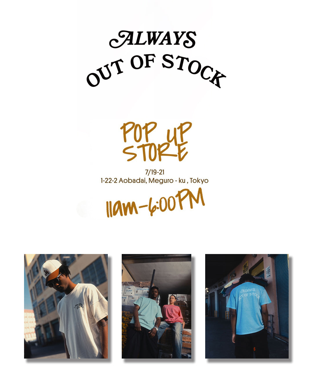 9周年記念中目黒SUMMER POP UP STORE開催のお知らせ!(7/19~7/21)