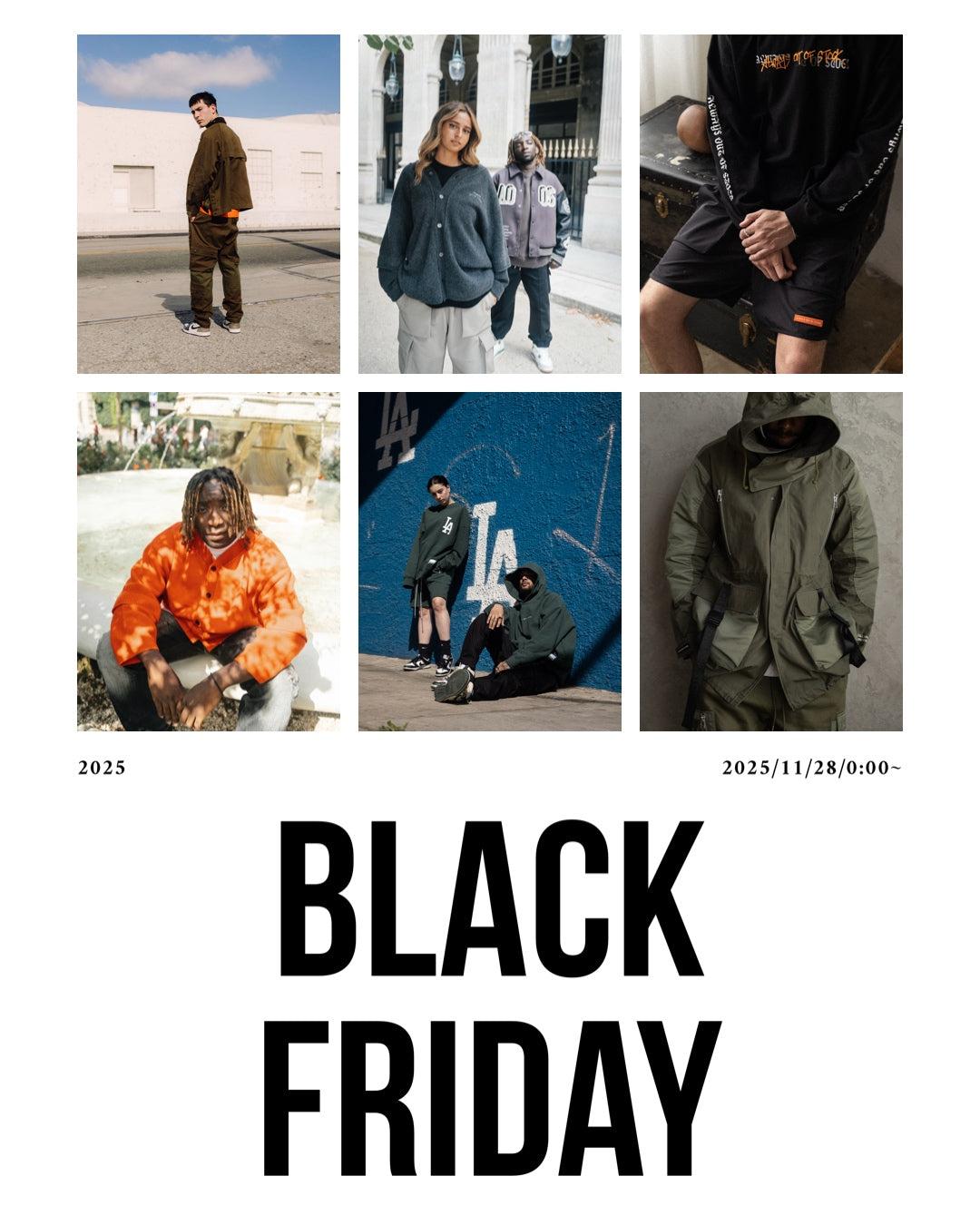 BLACK FRIDAY 2025 11/28 0:00~開始