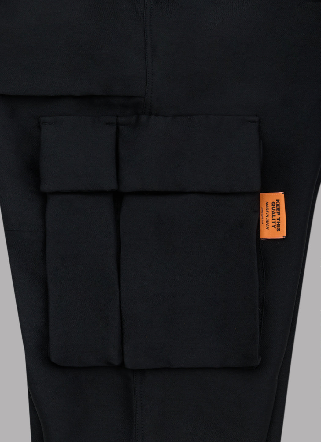 SEVEN POCKET FATIGUE PANTS - BLACK