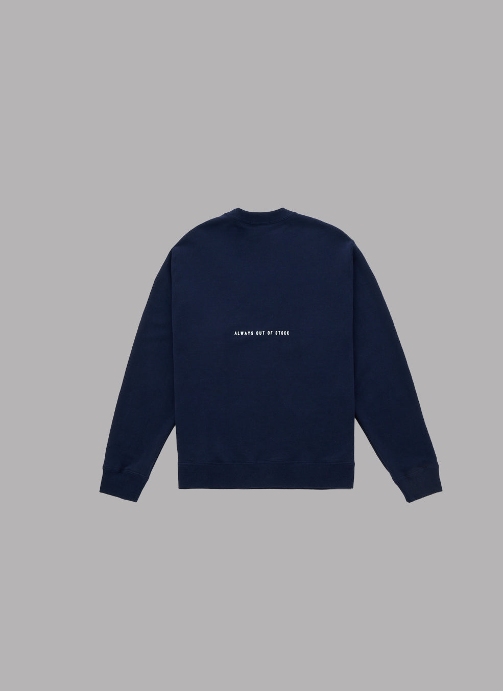 LA LOGO THICK CREWNECK-NAVY