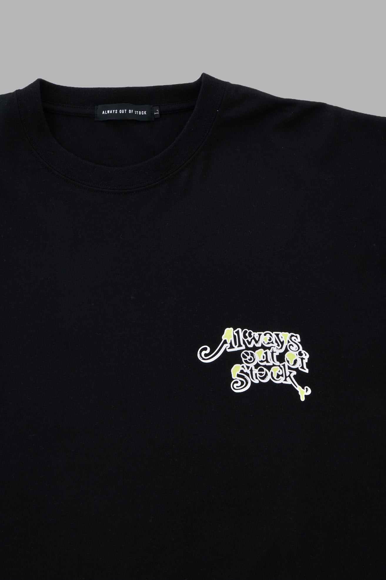 SKY SIGN L/S TEE-BLACK