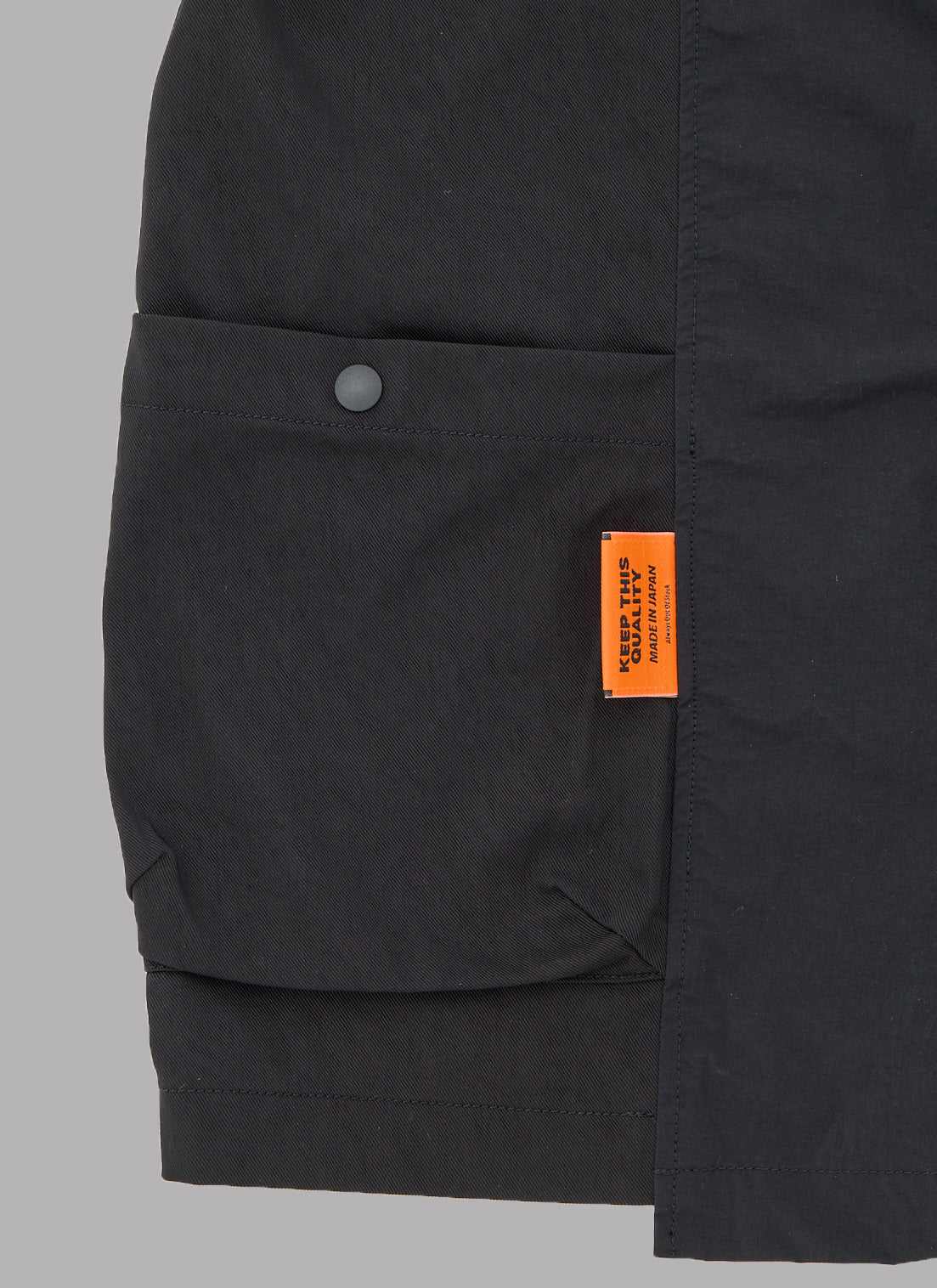 2WAY 2TUCK SHORTS-BLACK