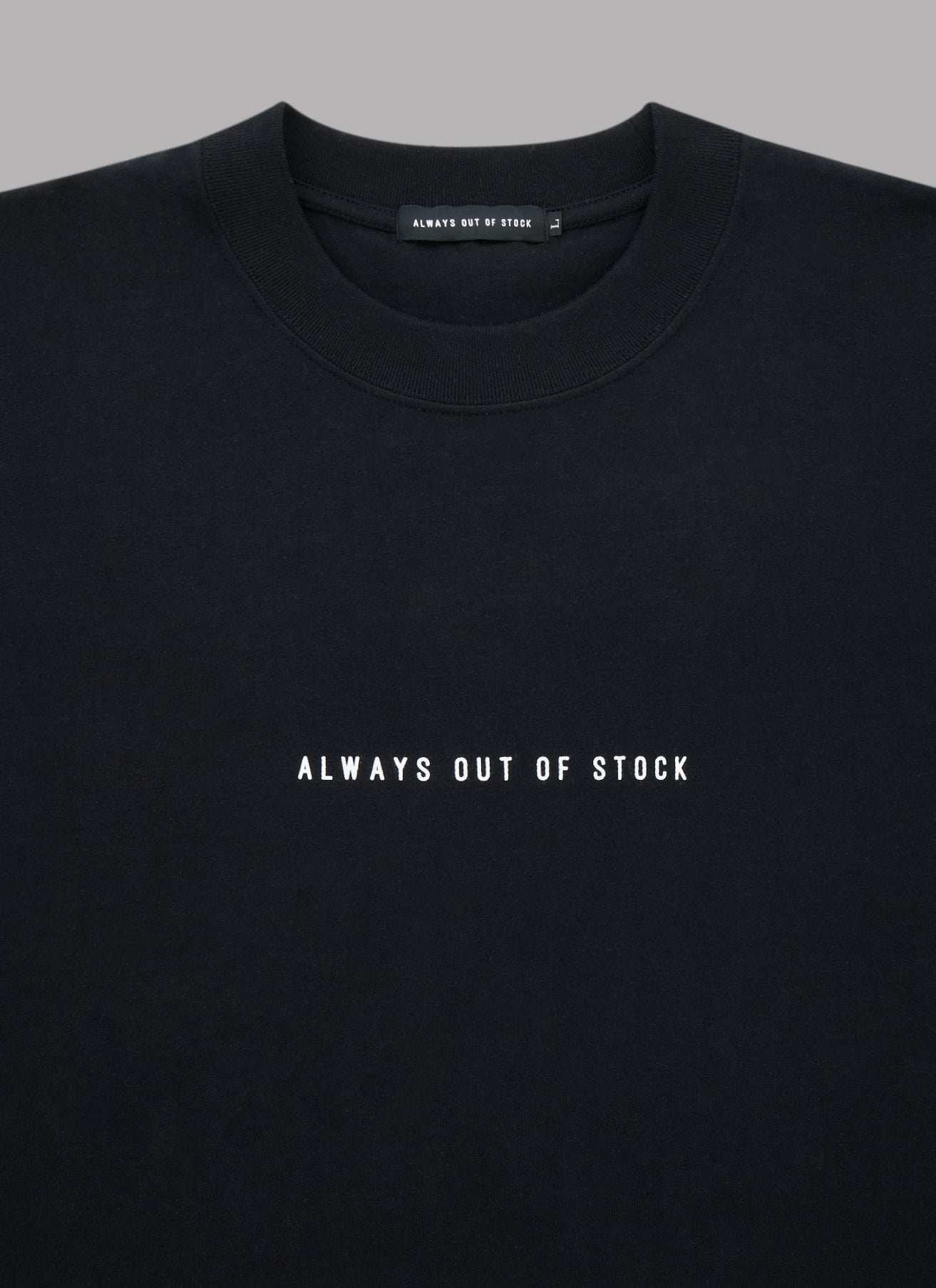 A GOAL WITHOUT A PLAN DROP L/S TEE-BLACK