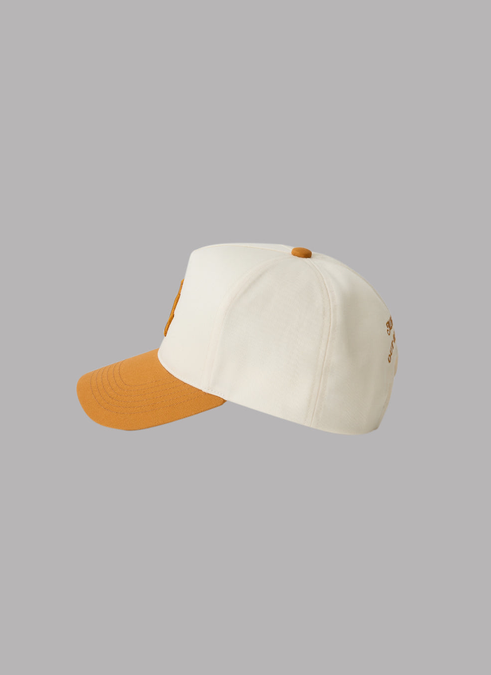 LA LOGO ADJUSTABLE CAP - MILK TEA X IVORY