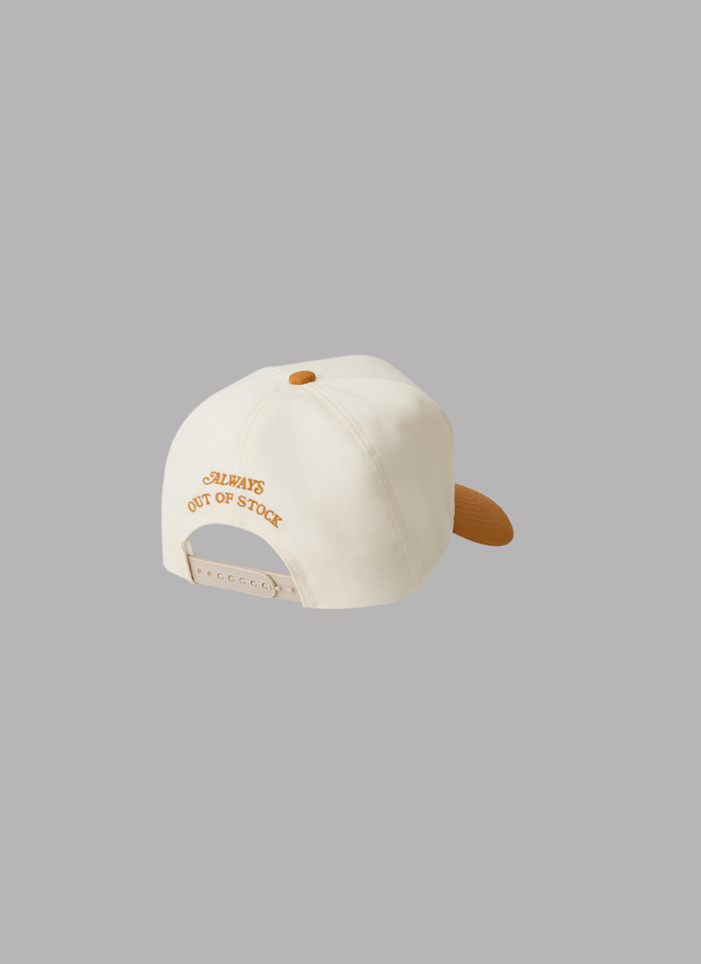 LA LOGO ADJUSTABLE CAP - MILK TEA X IVORY