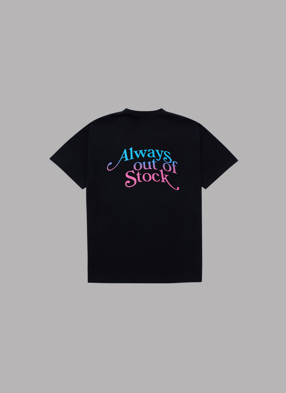 GRADATION PLAY LOGO S/S TEE-BLACK