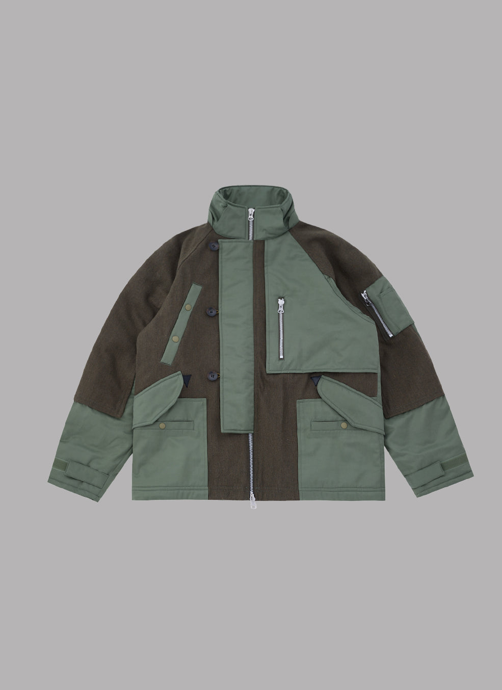 COMBINATION FLIGHT JACKET-OLIVE