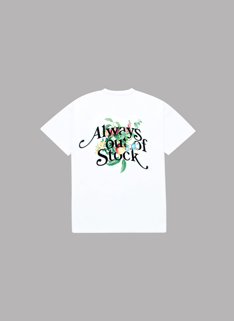 FLOWER PLAY LOGO S/S TEE-WHITE