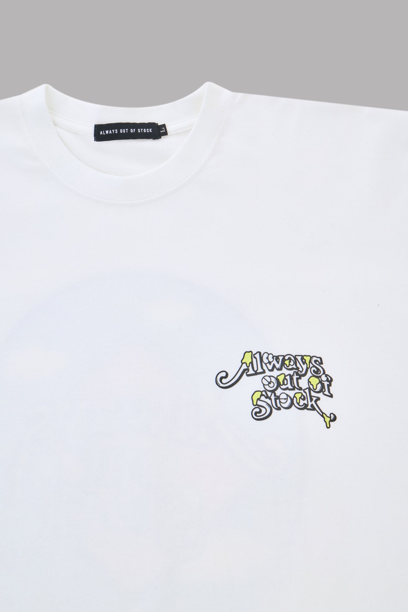 SKY SIGN L/S TEE-WHITE