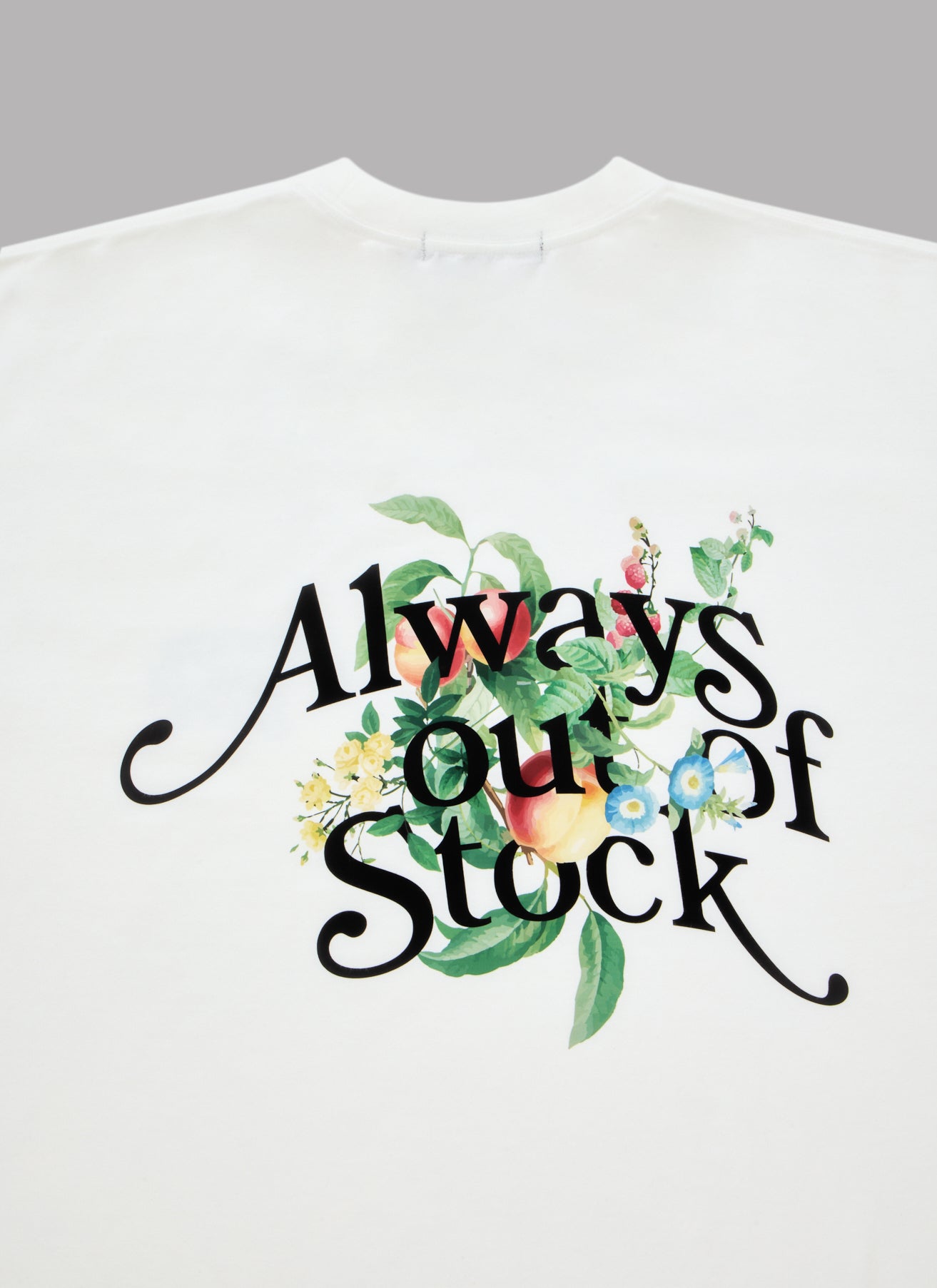 FLOWER PLAY LOGO S/S TEE-WHITE