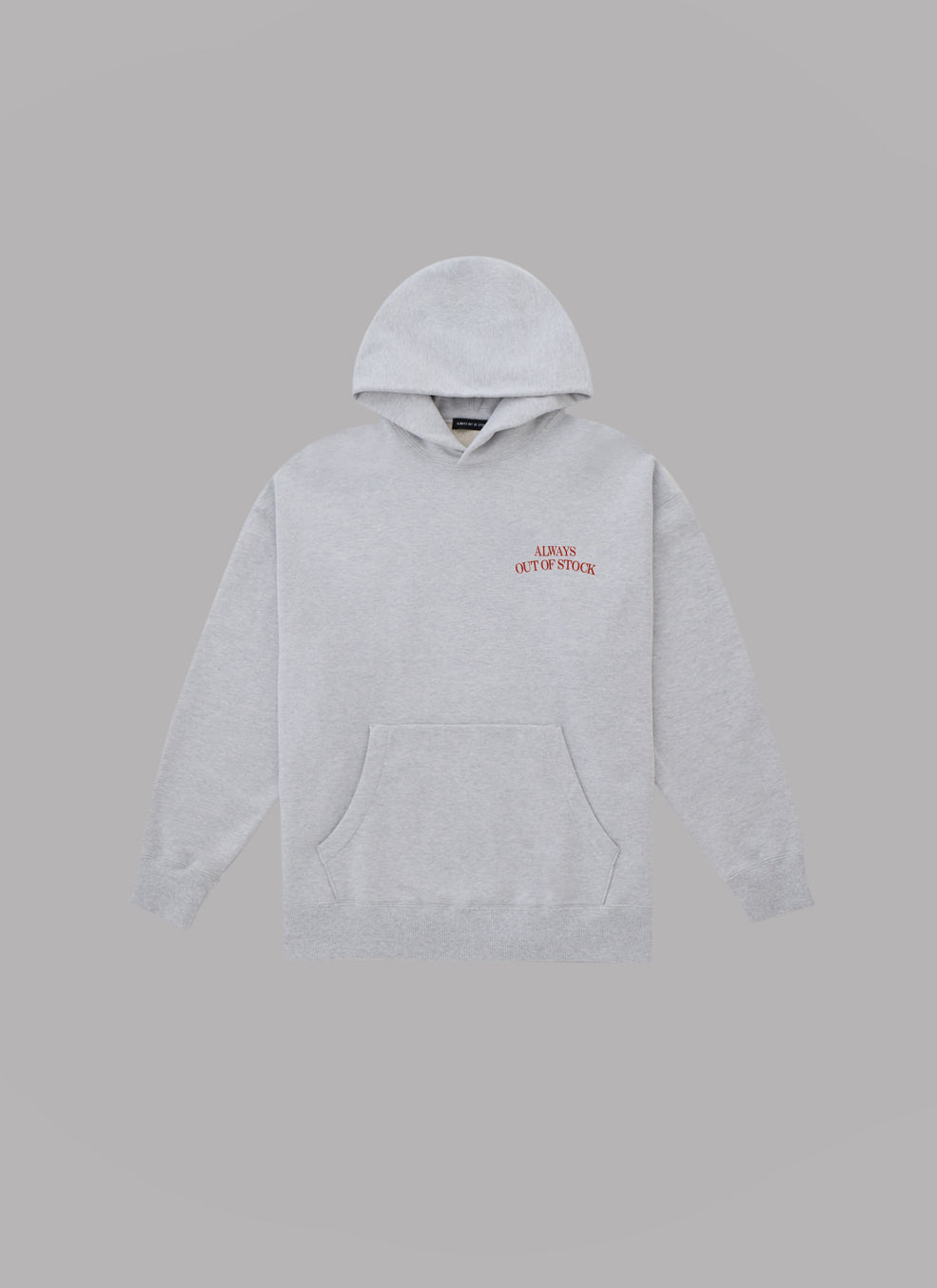 CLASSIC LOGO HOODIE - HEATHER GRAY