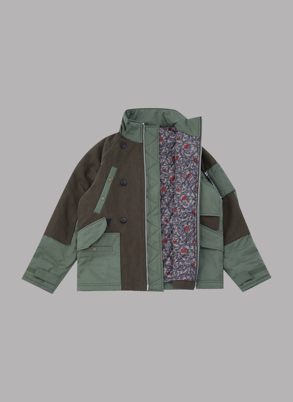 COMBINATION FLIGHT JACKET-OLIVE