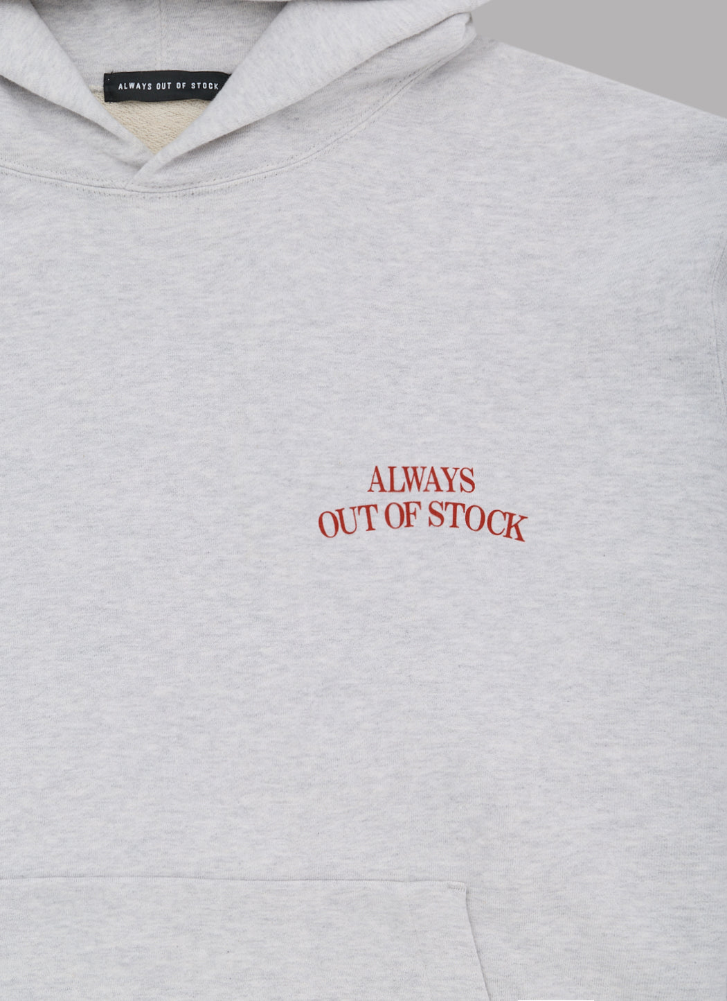 CLASSIC LOGO HOODIE - HEATHER GRAY