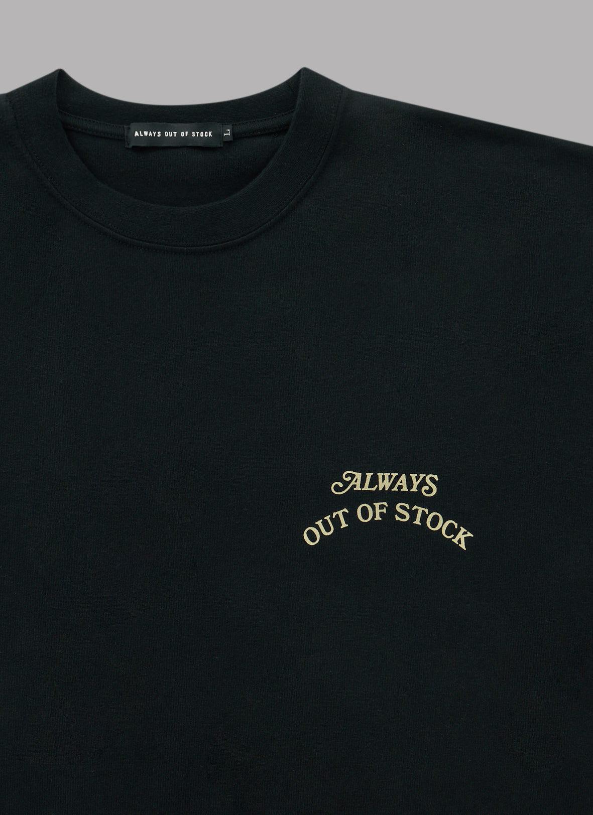 BASIC LOGO S/S TEE-BLACK x MASTERD