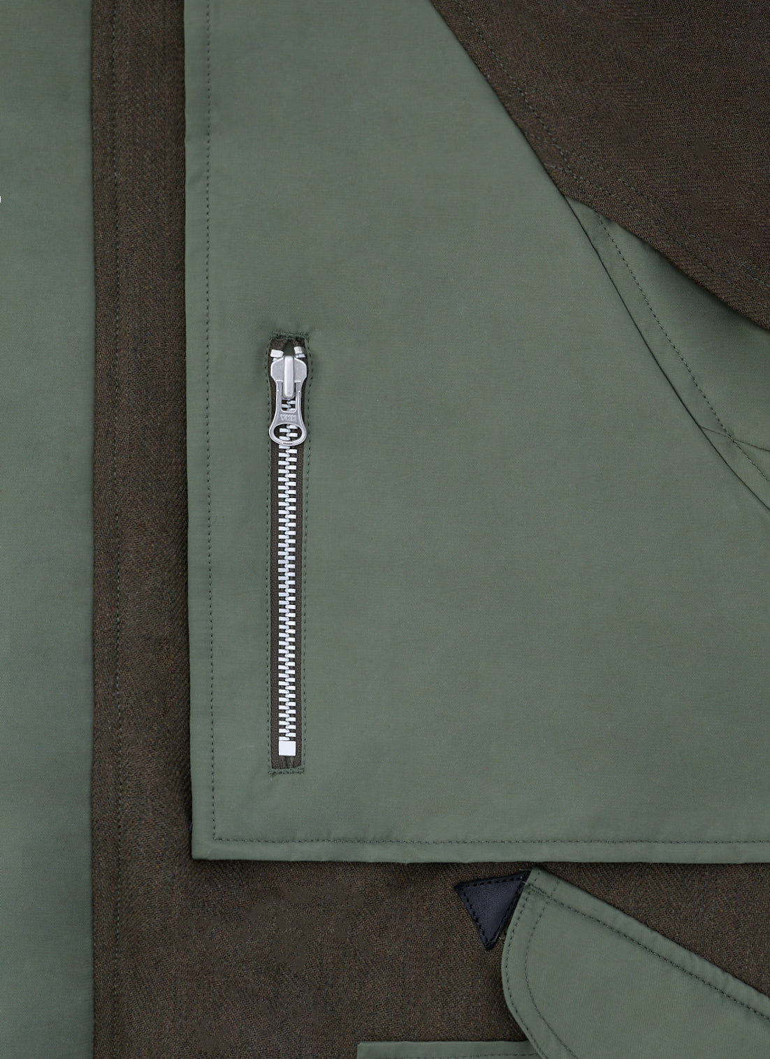 COMBINATION FLIGHT JACKET-OLIVE