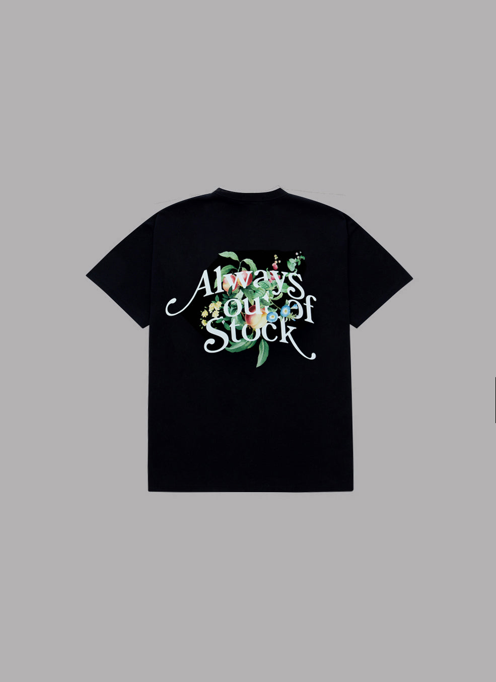 FLOWER PLAY LOGO S/S TEE-BLACK
