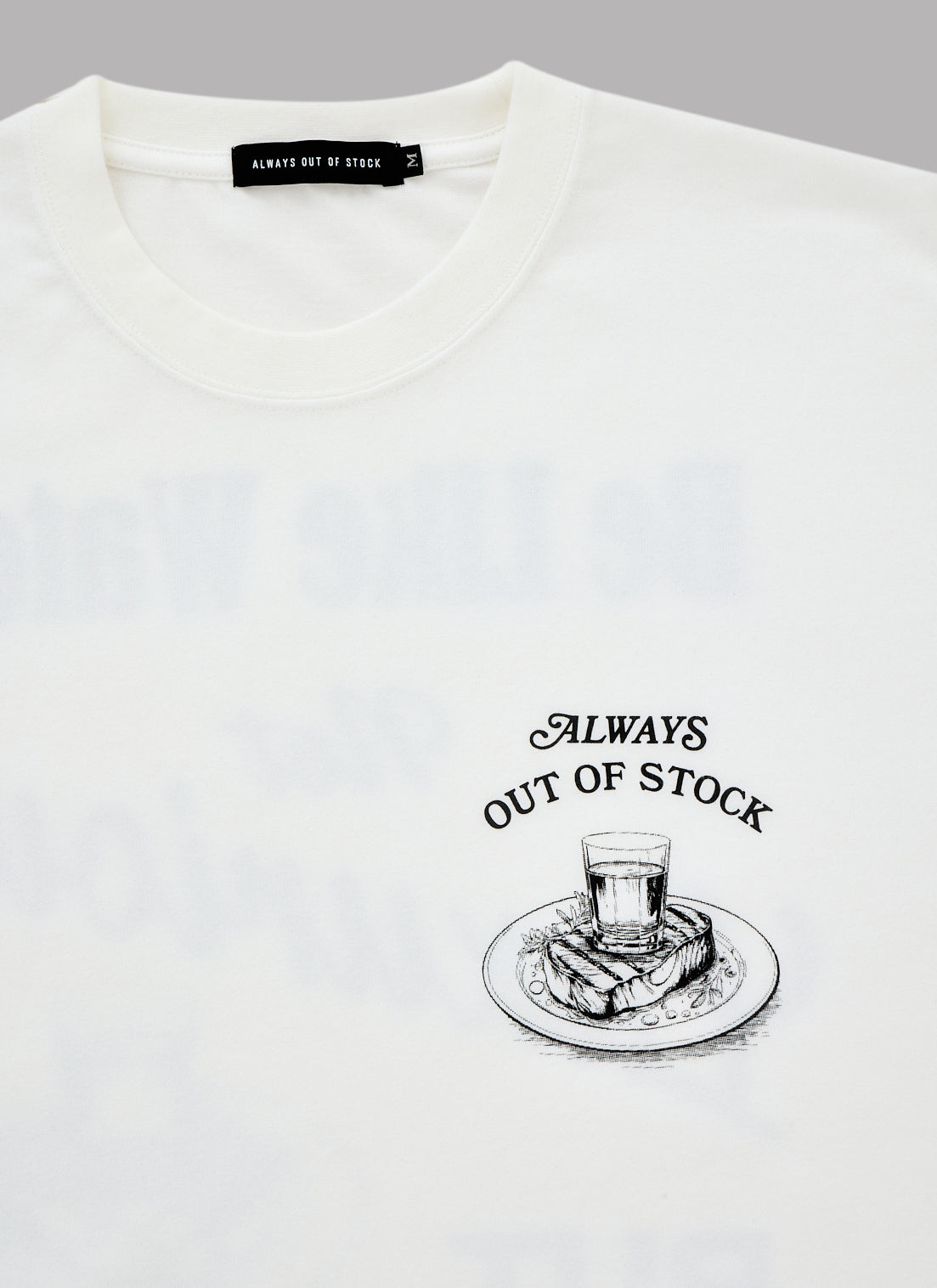 BE LIKE WATER S/S TEE-WHITE