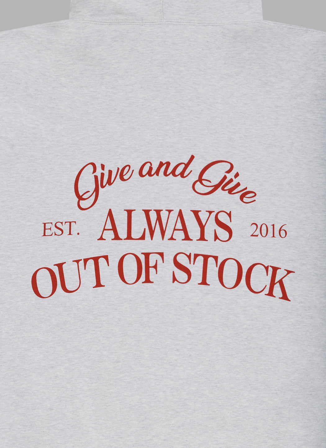 CLASSIC LOGO HOODIE - HEATHER GRAY