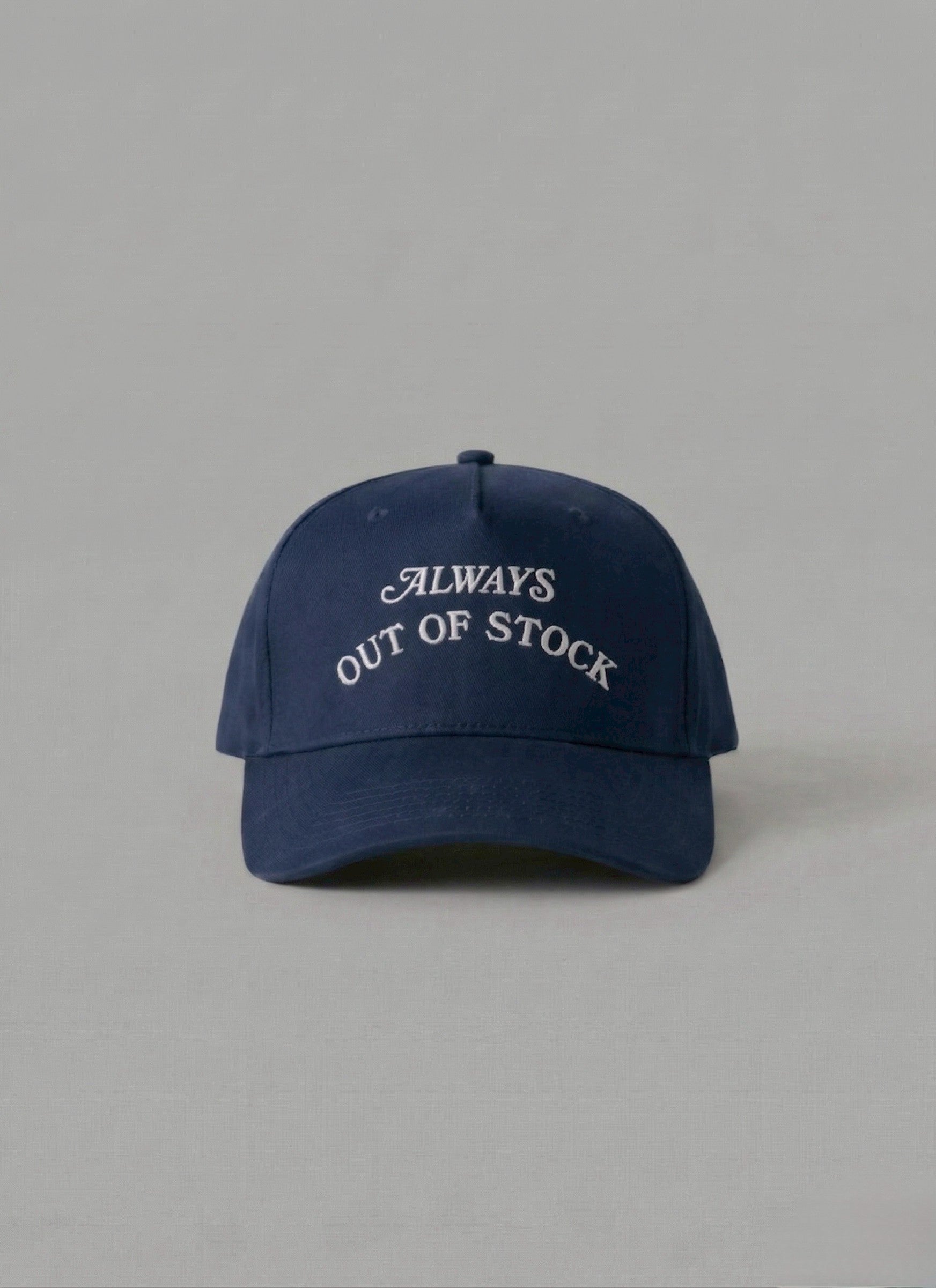 BASIC LOGO ADJUSTABLE CAP-NAVY