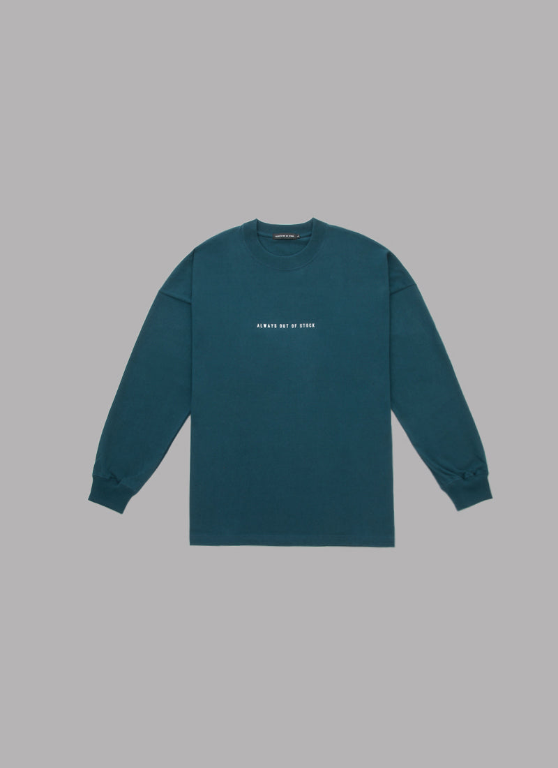A GOAL WITHOUT A PLAN DROP L/S TEE-GREEN