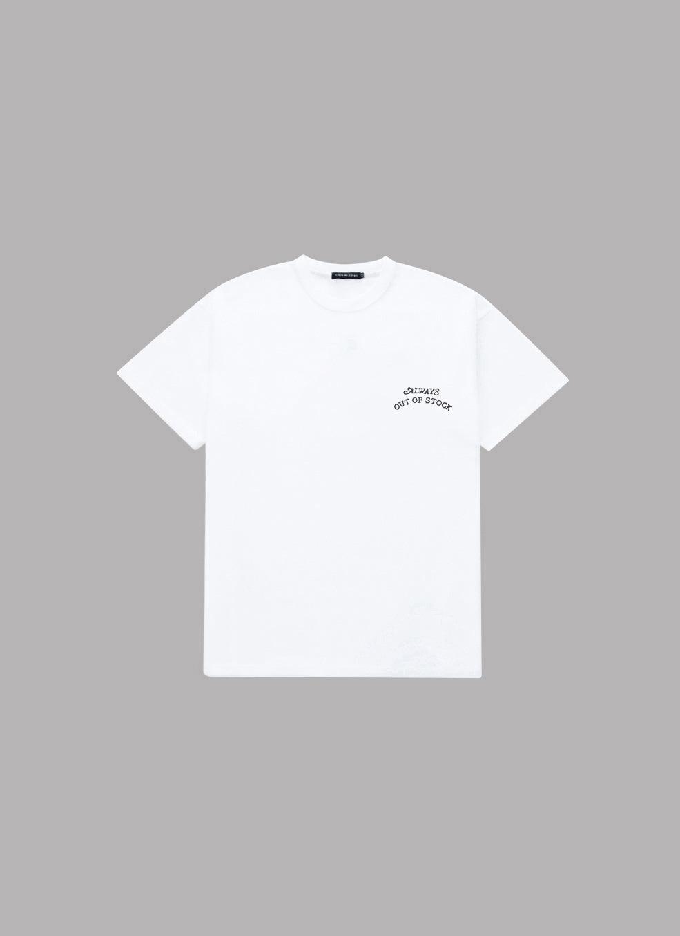 TRAFFIC SIGN S/S TEE-WHITE