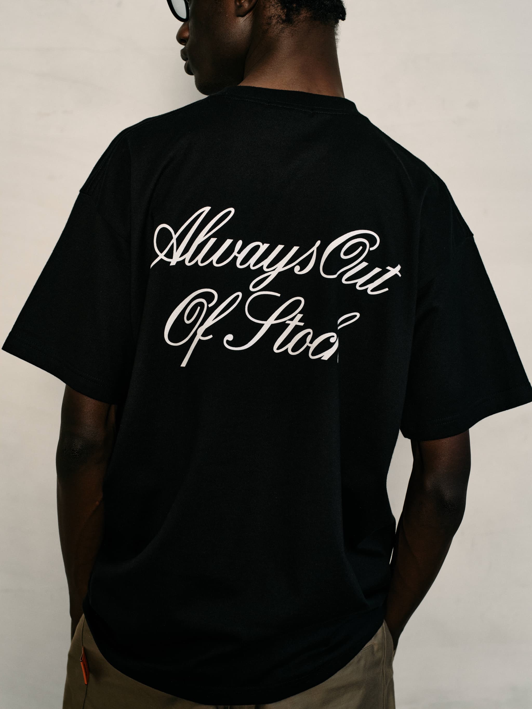 CAFÉ LOGO S/S TEE - BLACK