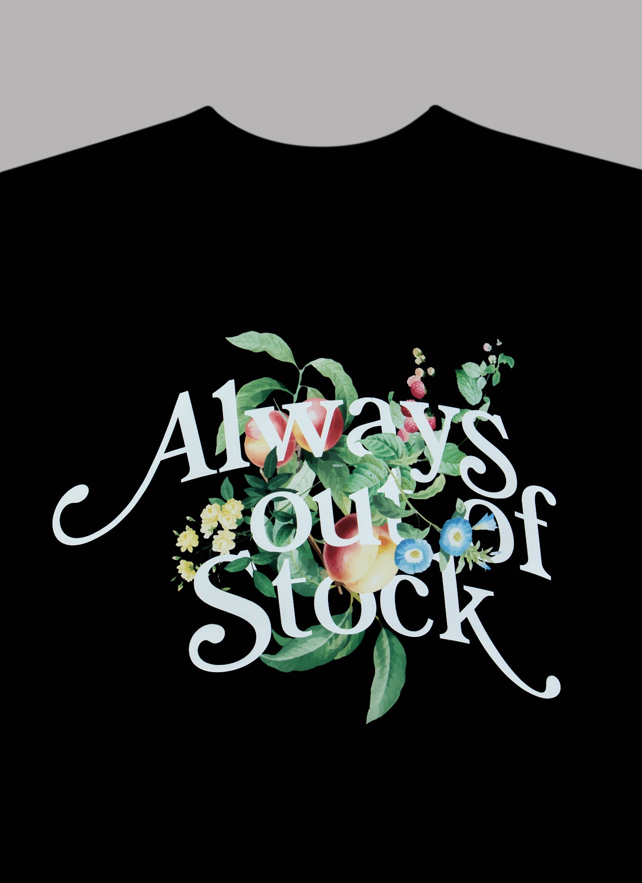 FLOWER PLAY LOGO S/S TEE-BLACK