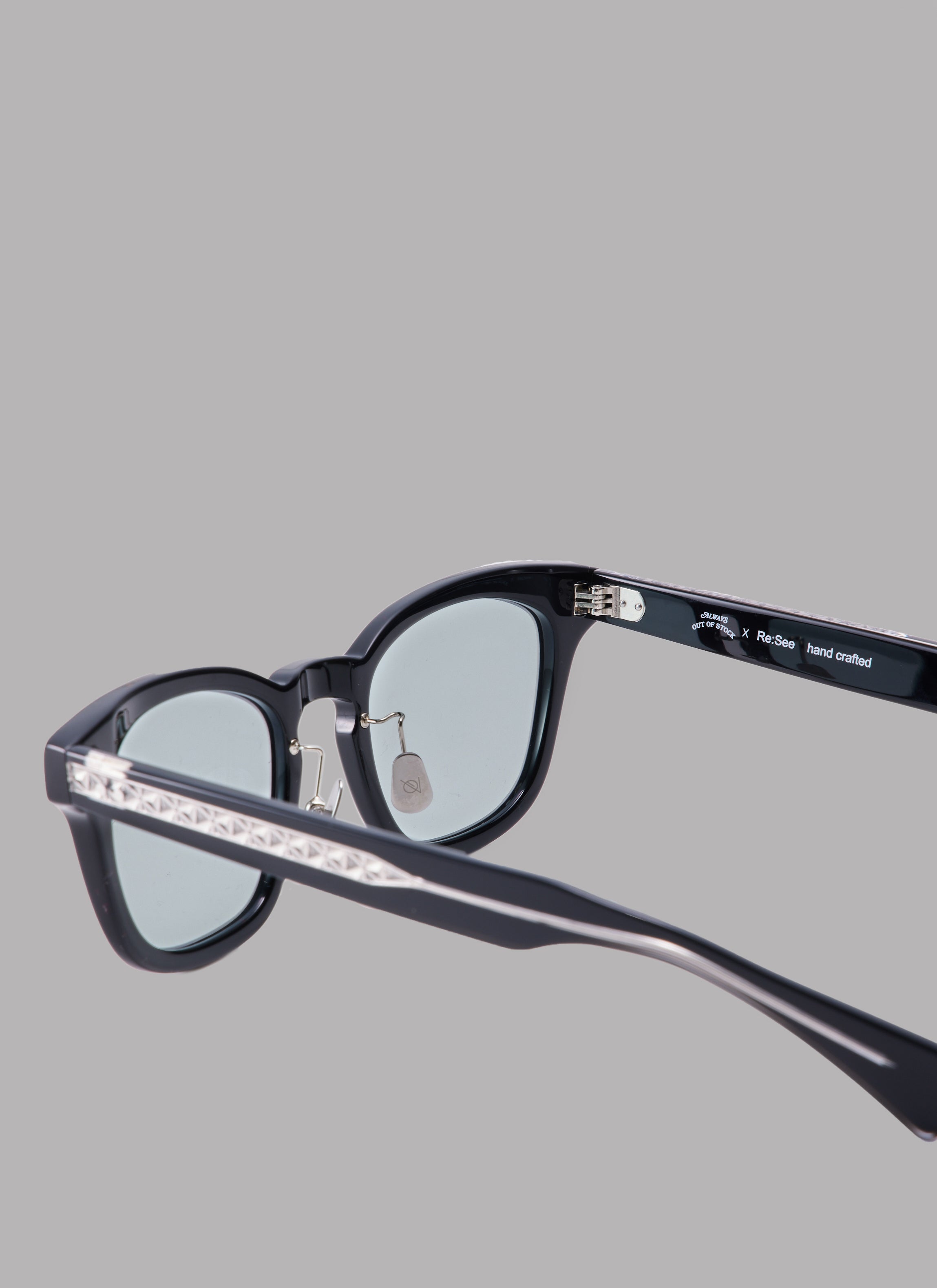ALWAYS OUT OF STOCK x RE:SEE Re:STOCK - BLACK Turquoise Lens