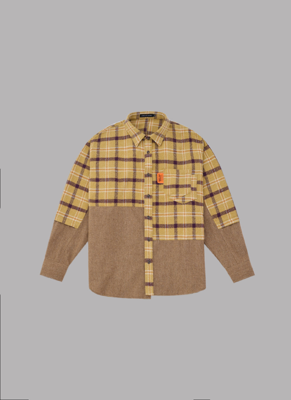 COMBINATION L/S SHIRT-YELLOW
