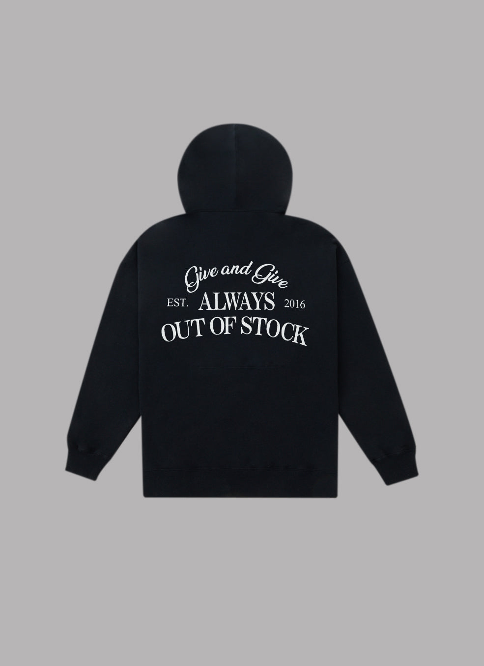 CLASSIC LOGO HOODIE - BLACK