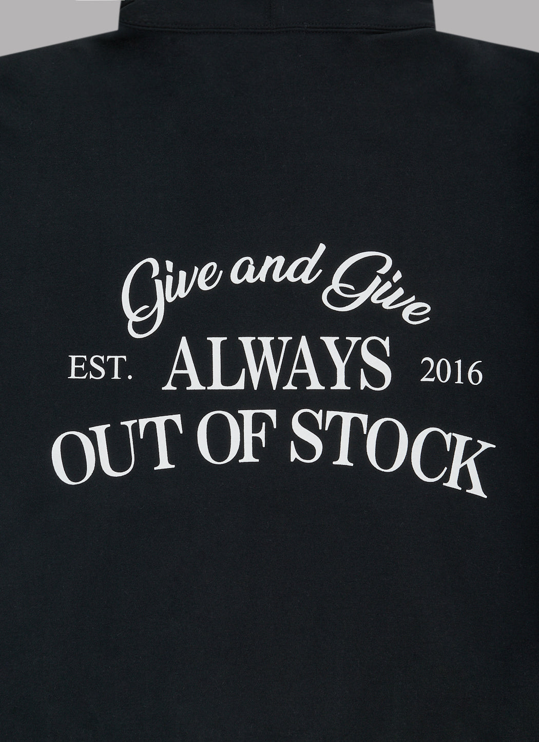 CLASSIC LOGO HOODIE - BLACK