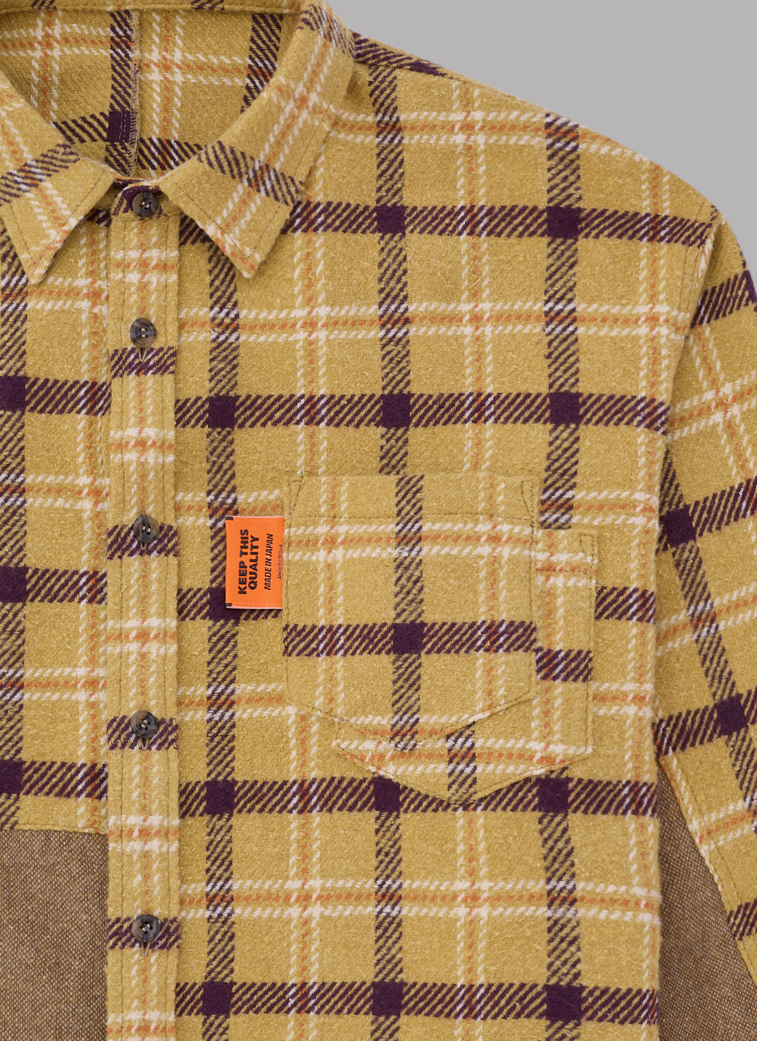 COMBINATION L/S SHIRT-YELLOW