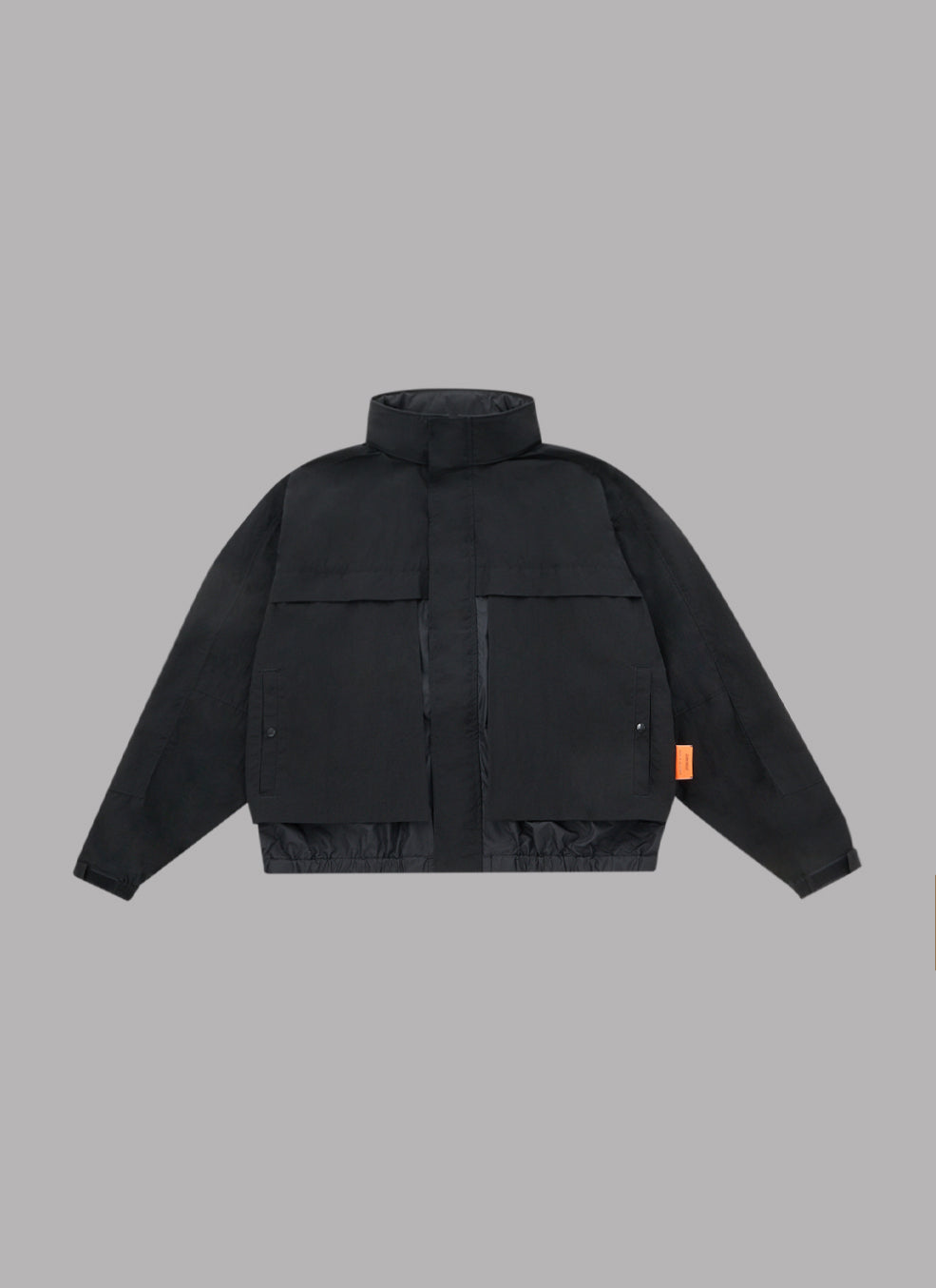 COMBINATION LIGHT SHELL JACKET-BLACK