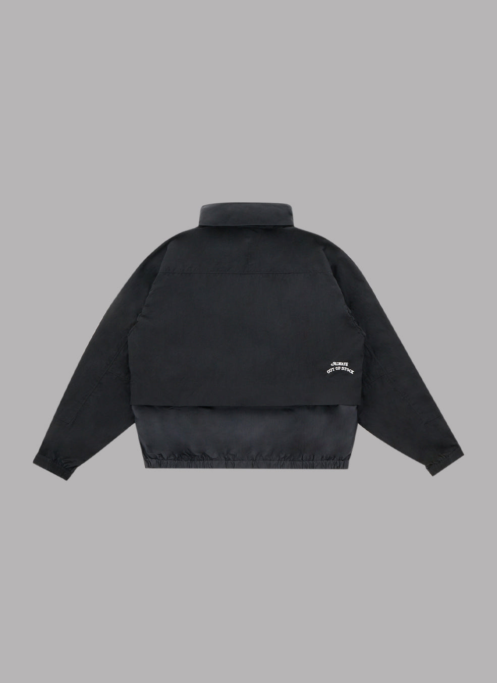 COMBINATION LIGHT SHELL JACKET-BLACK