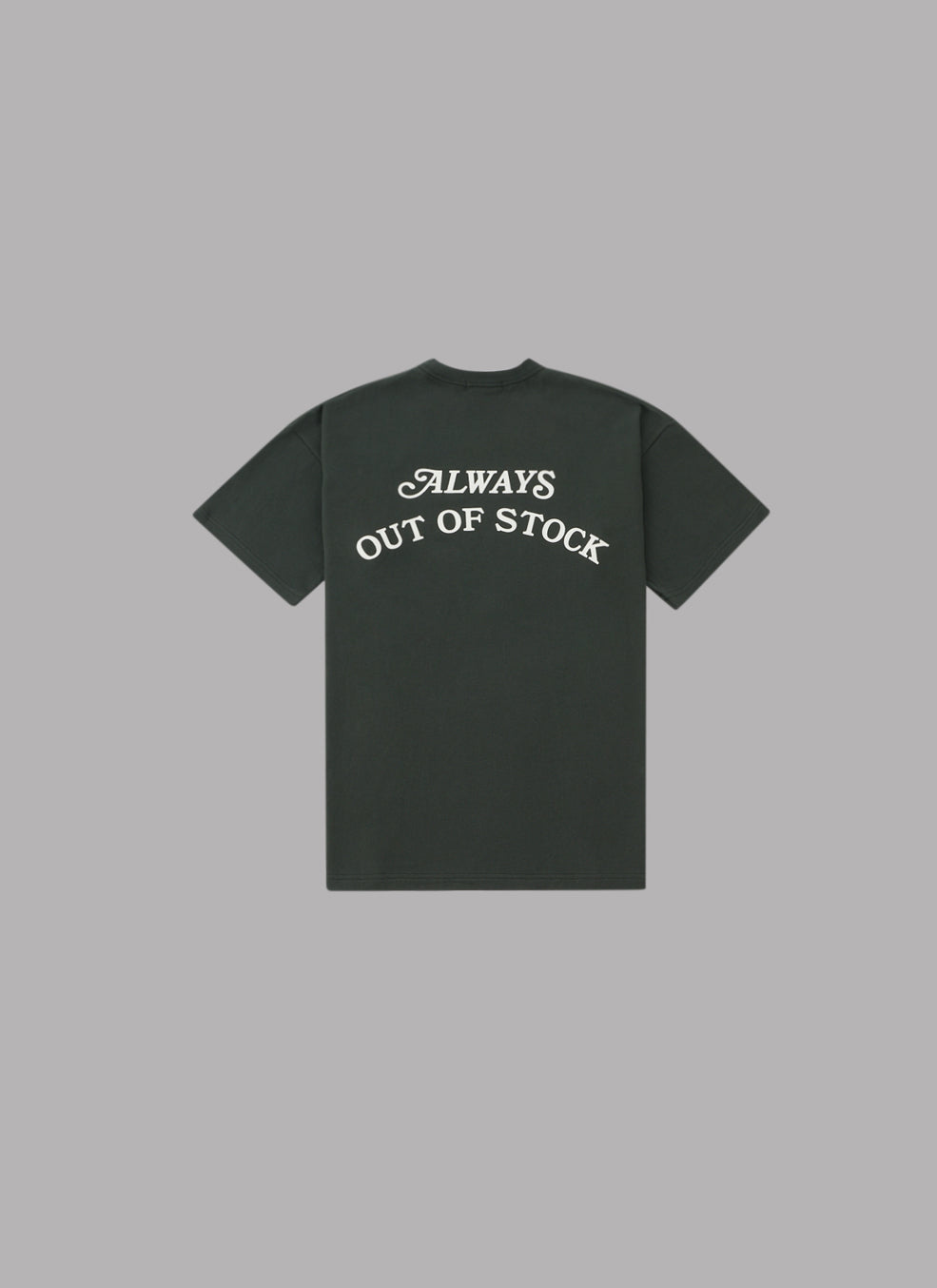 BASIC LOGO S/S TEE-OLIVE x OFF WHITE
