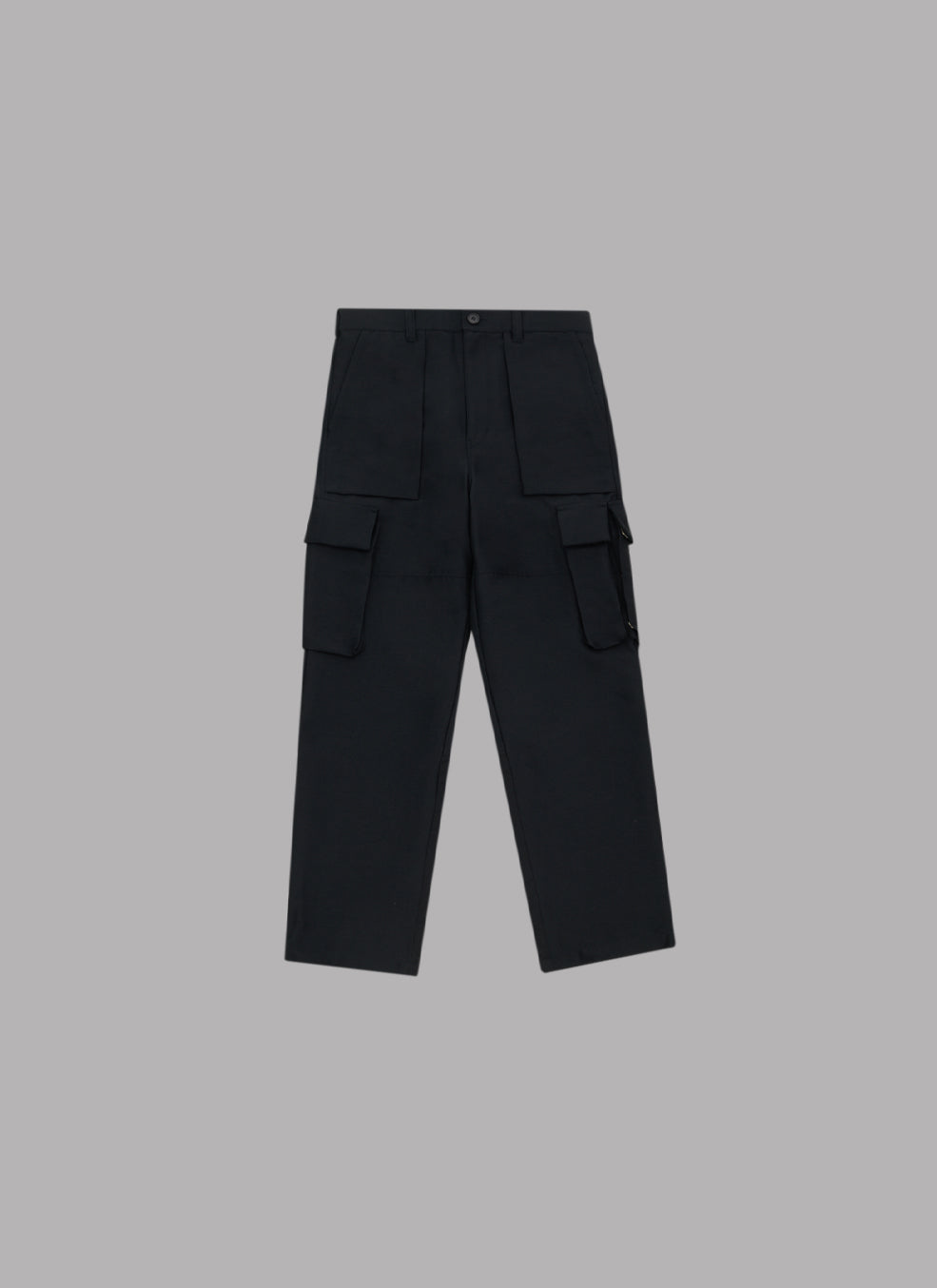 SEVEN POCKET FATIGUE PANTS - BLACK