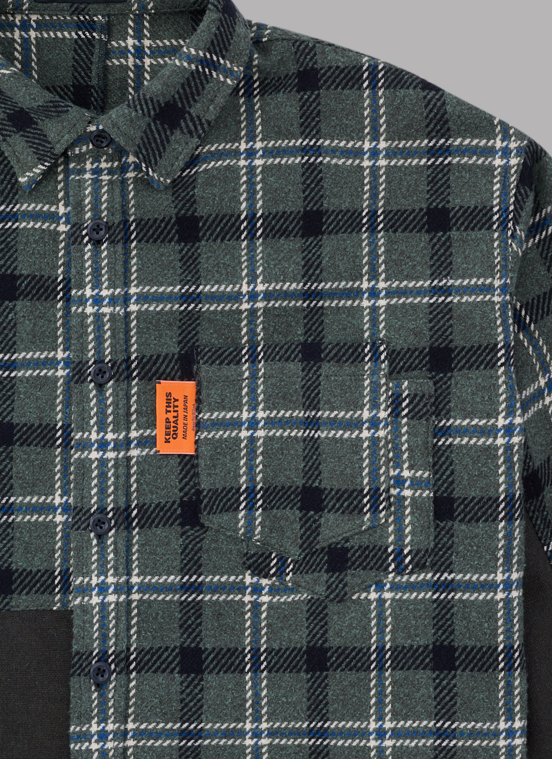 COMBINATION L/S SHIRT-GREEN