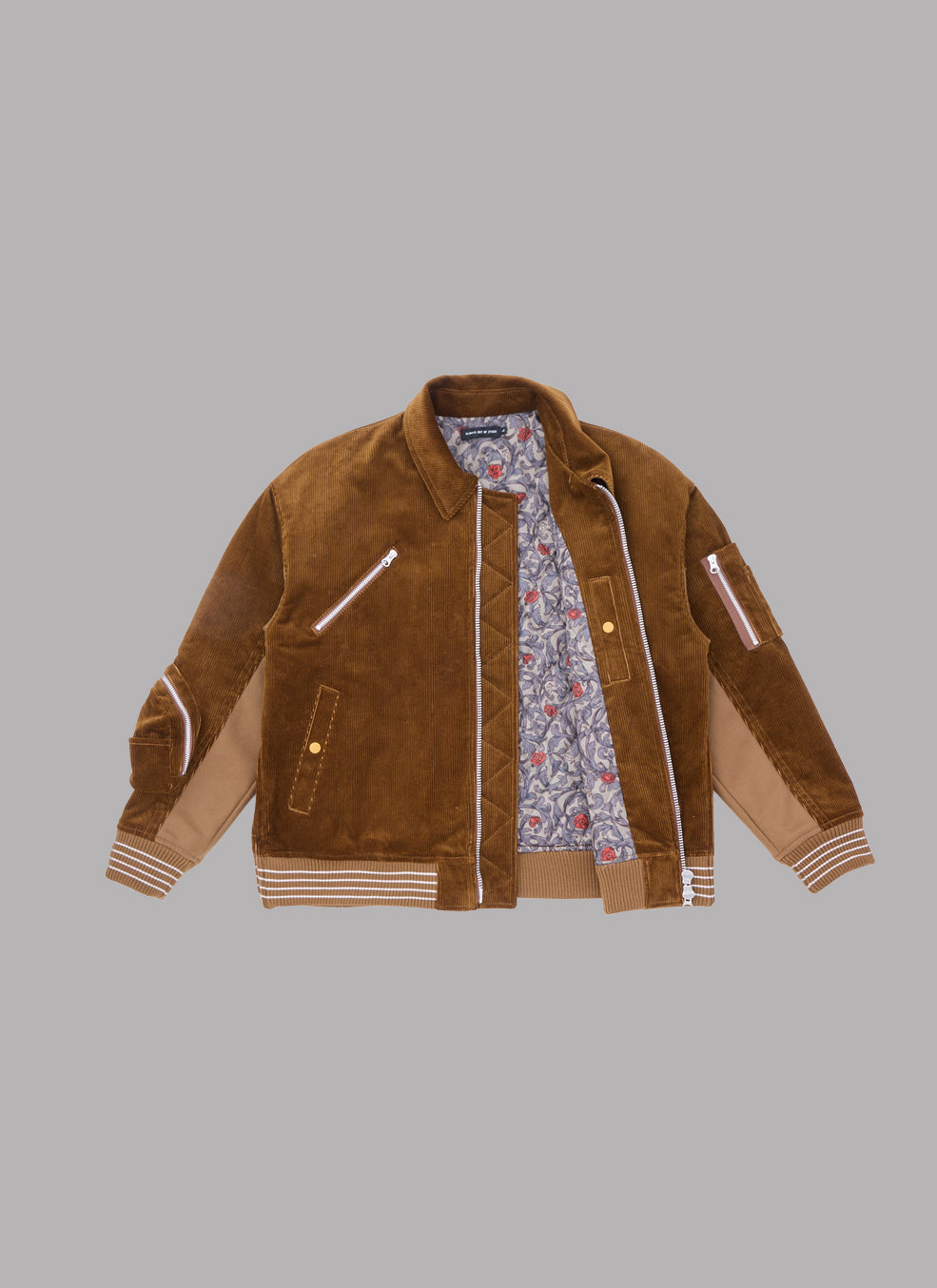 STADIUM BOMBER JACKET-CAMEL