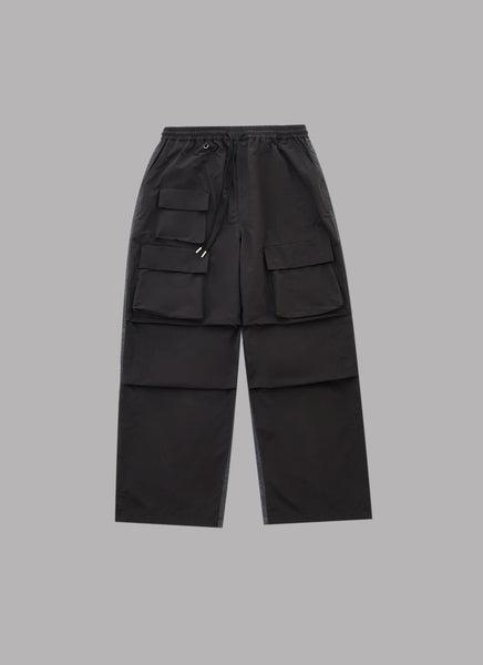 WIDE FATIGUE PANTS-BLACK – ALWAYS OUT OF STOCK