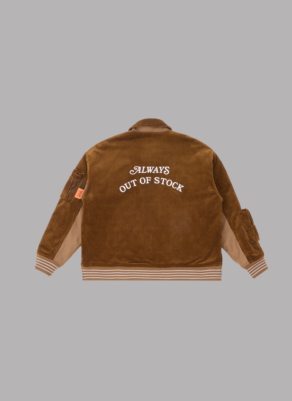 STADIUM BOMBER JACKET-CAMEL