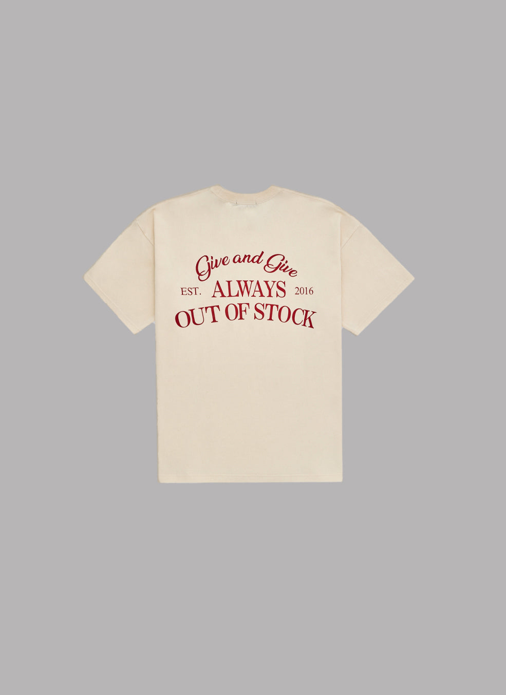 CLASSIC LOGO S/S TEE - IVORY