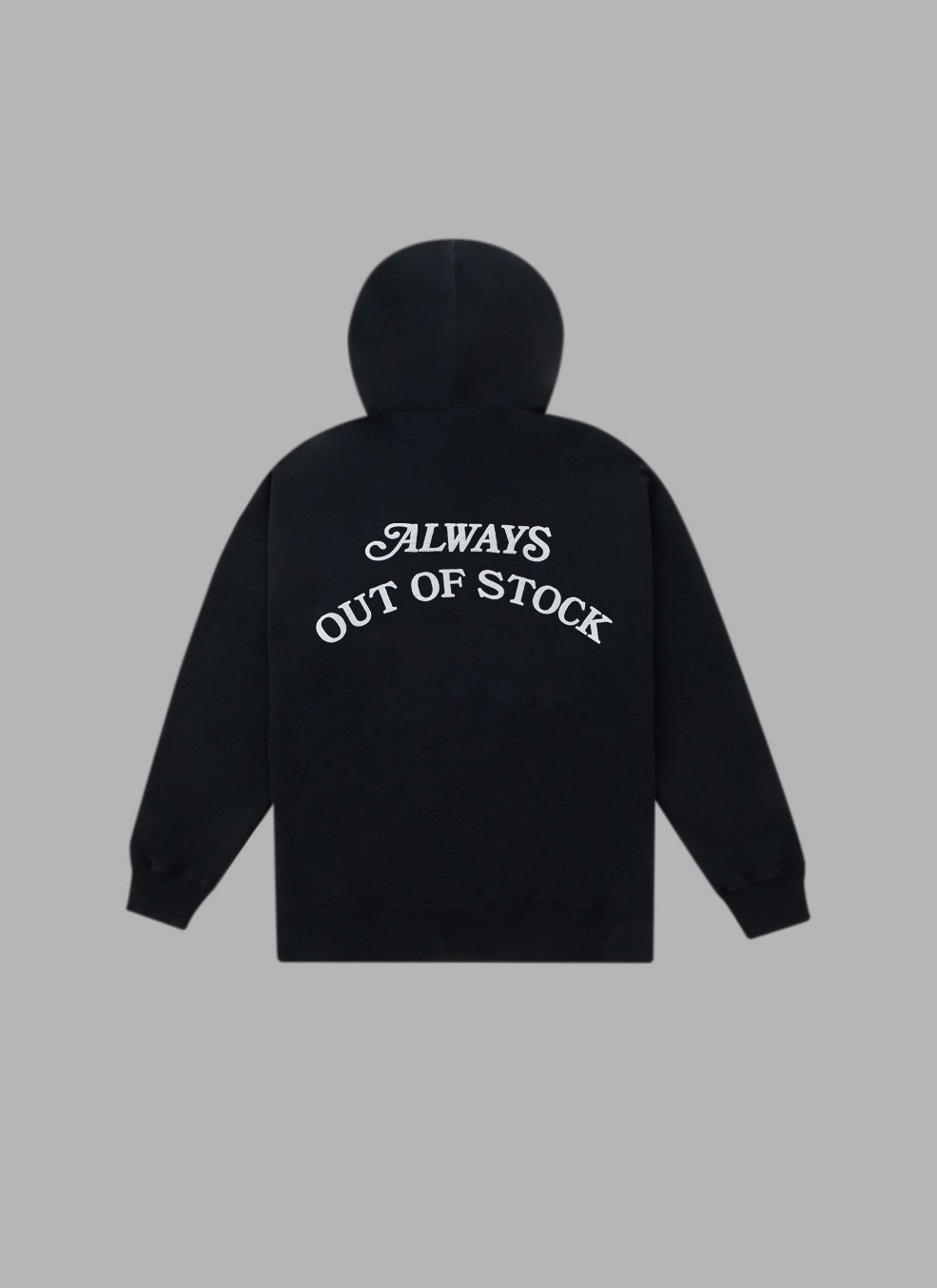 BASIC LOGO HOODIE - BLACK