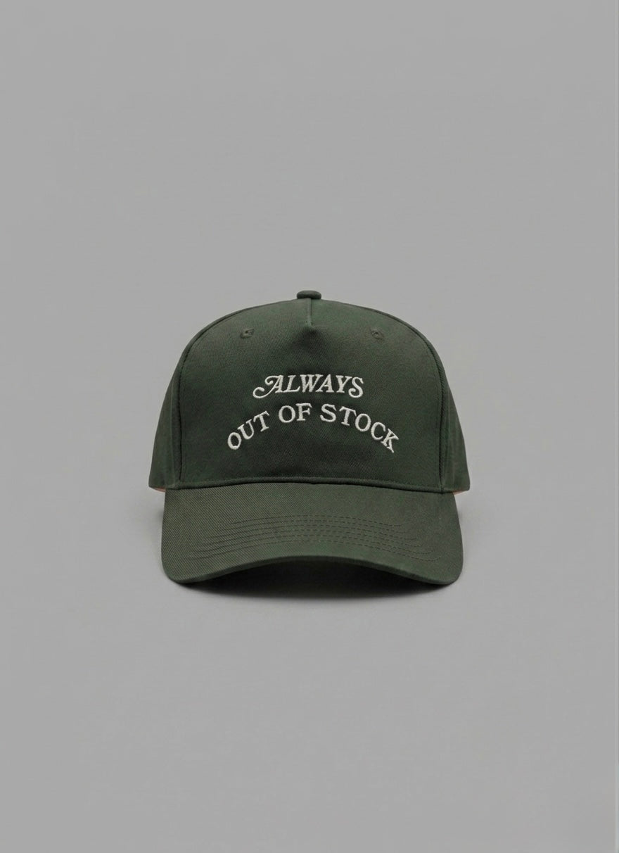 BASIC LOGO ADJUSTABLE CAP-OLIVE