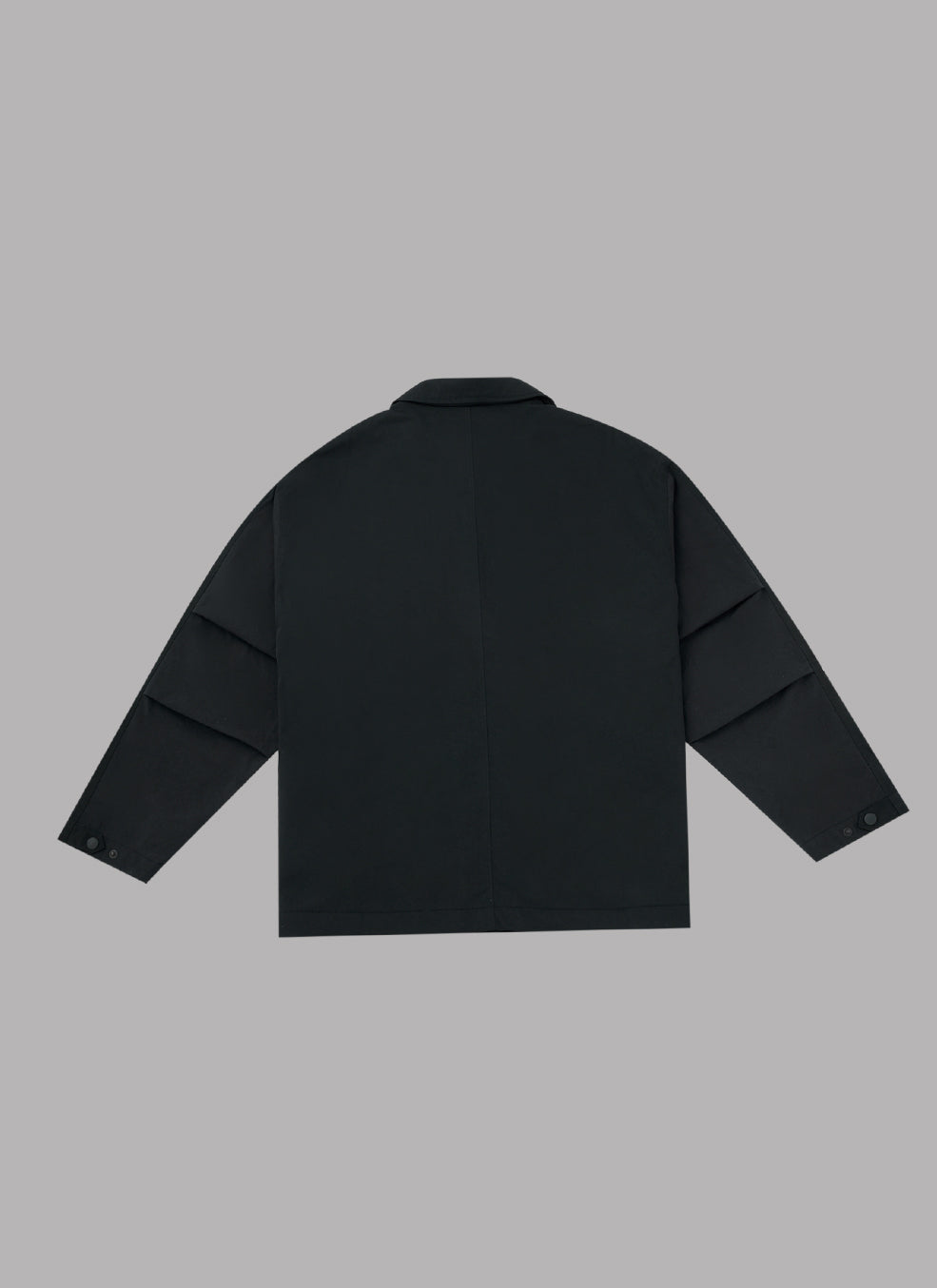 LAYERED 2B RELAXED JACKET-BLACK