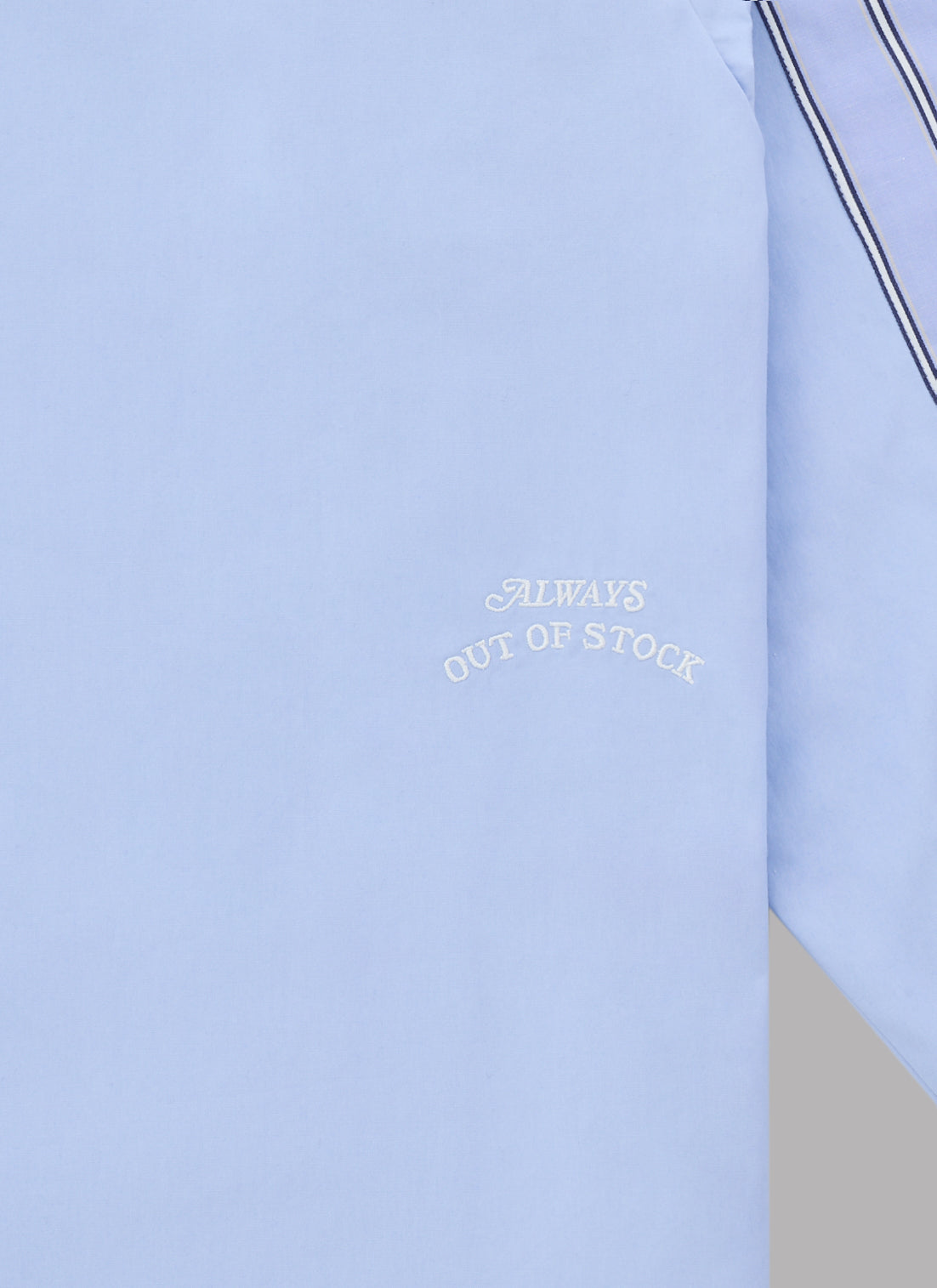 COMBINATION STRIPE L/S SHIRT-SAX