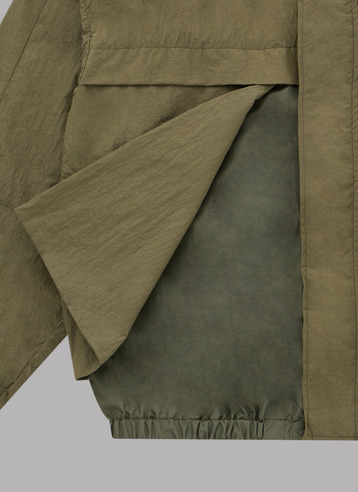 COMBINATION LIGHT SHELL JACKET-OLIVE