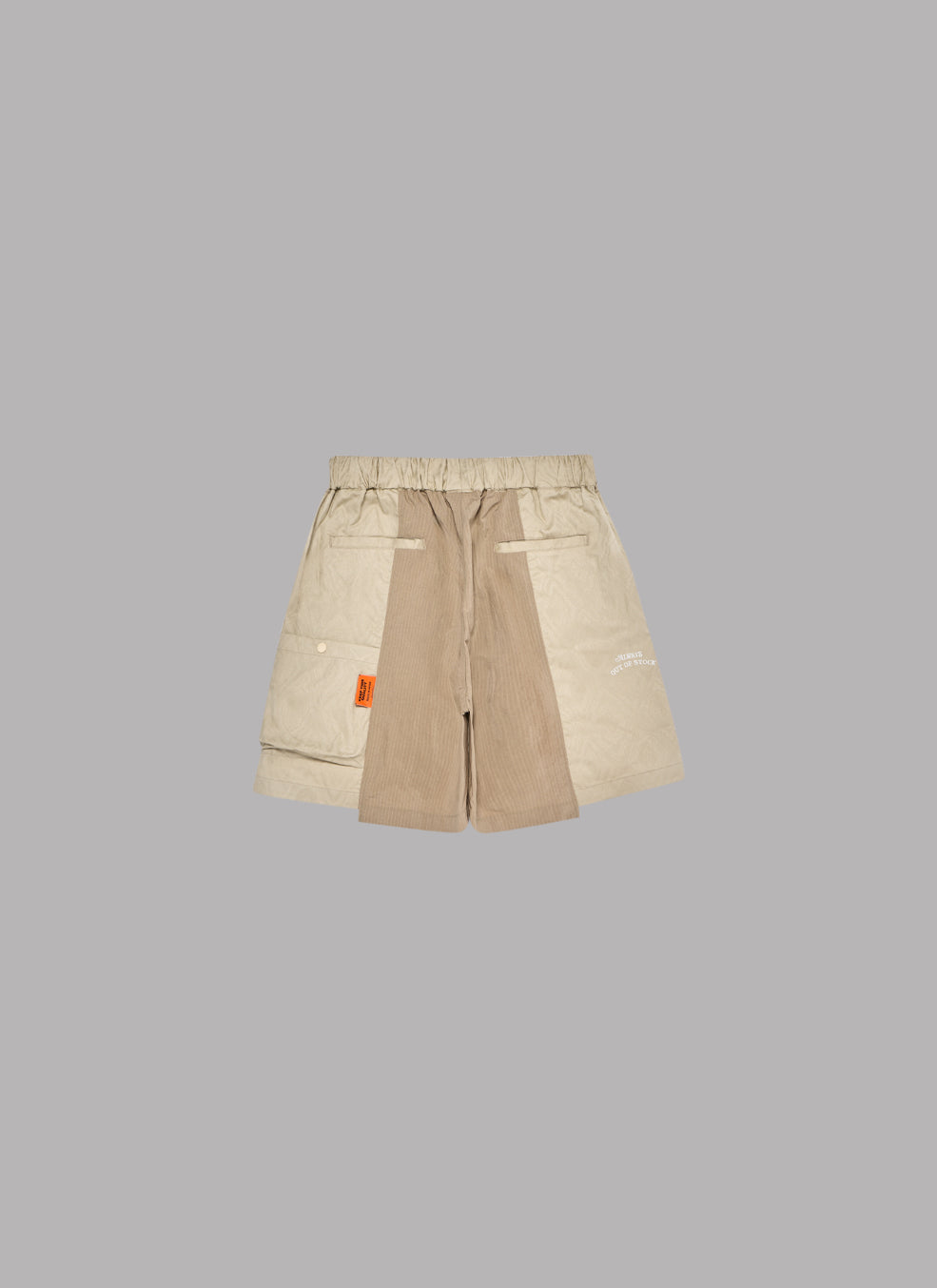 JACQURED PATTERN RESORT 2TUCK SHORTS - IVORY