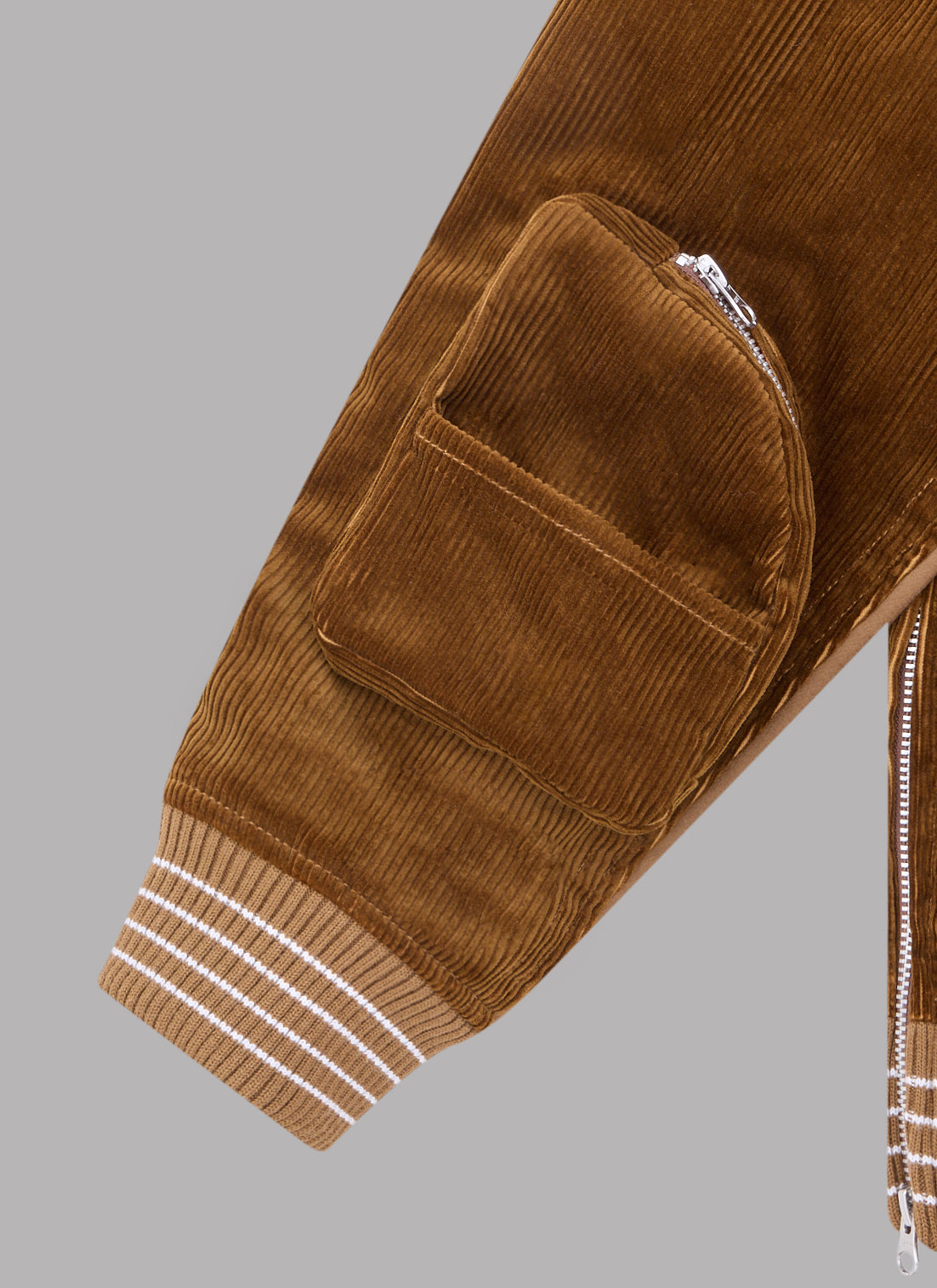 STADIUM BOMBER JACKET-CAMEL