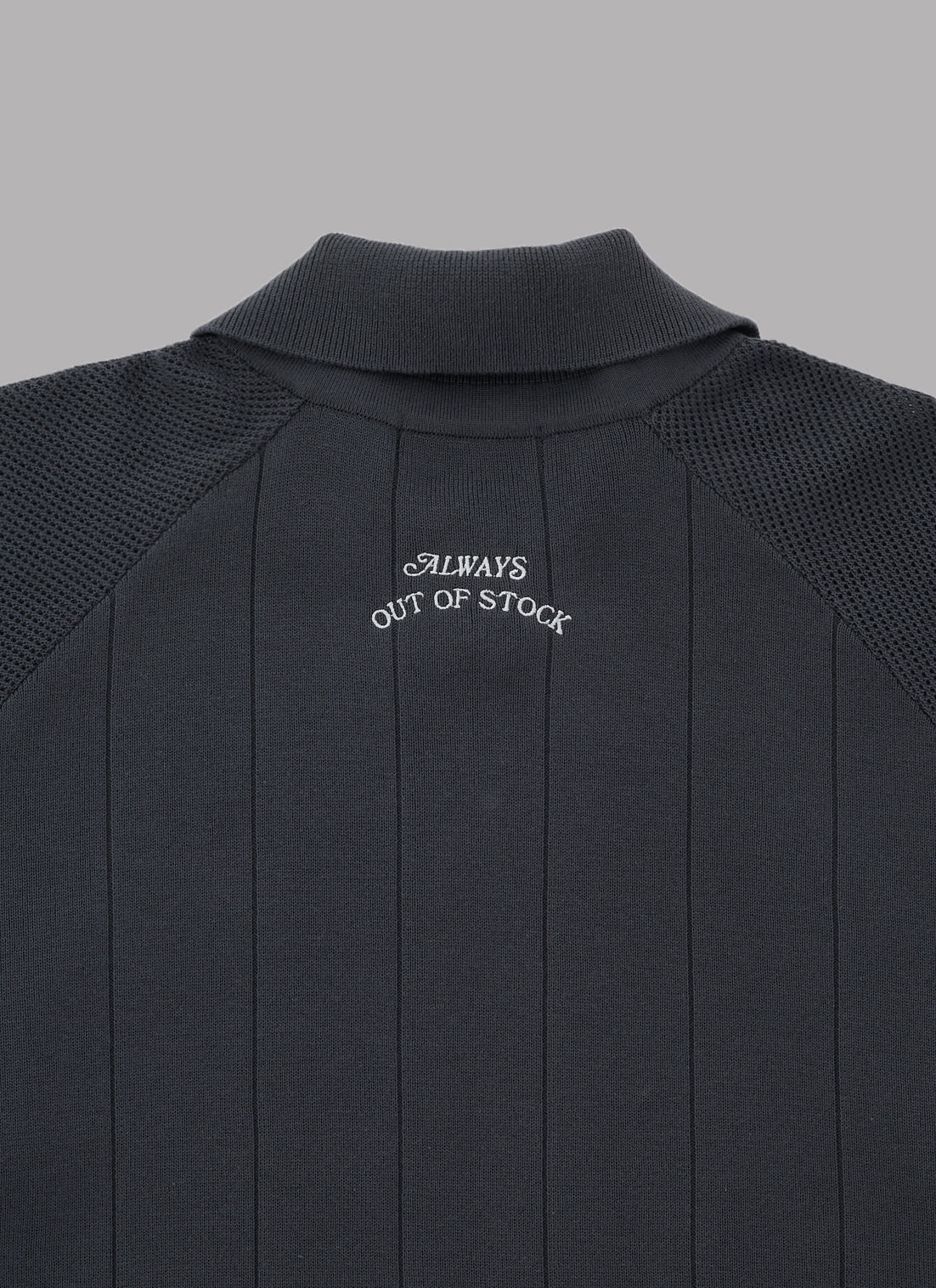 FOOTBALL KNIT SHIRT - DARK GRAY