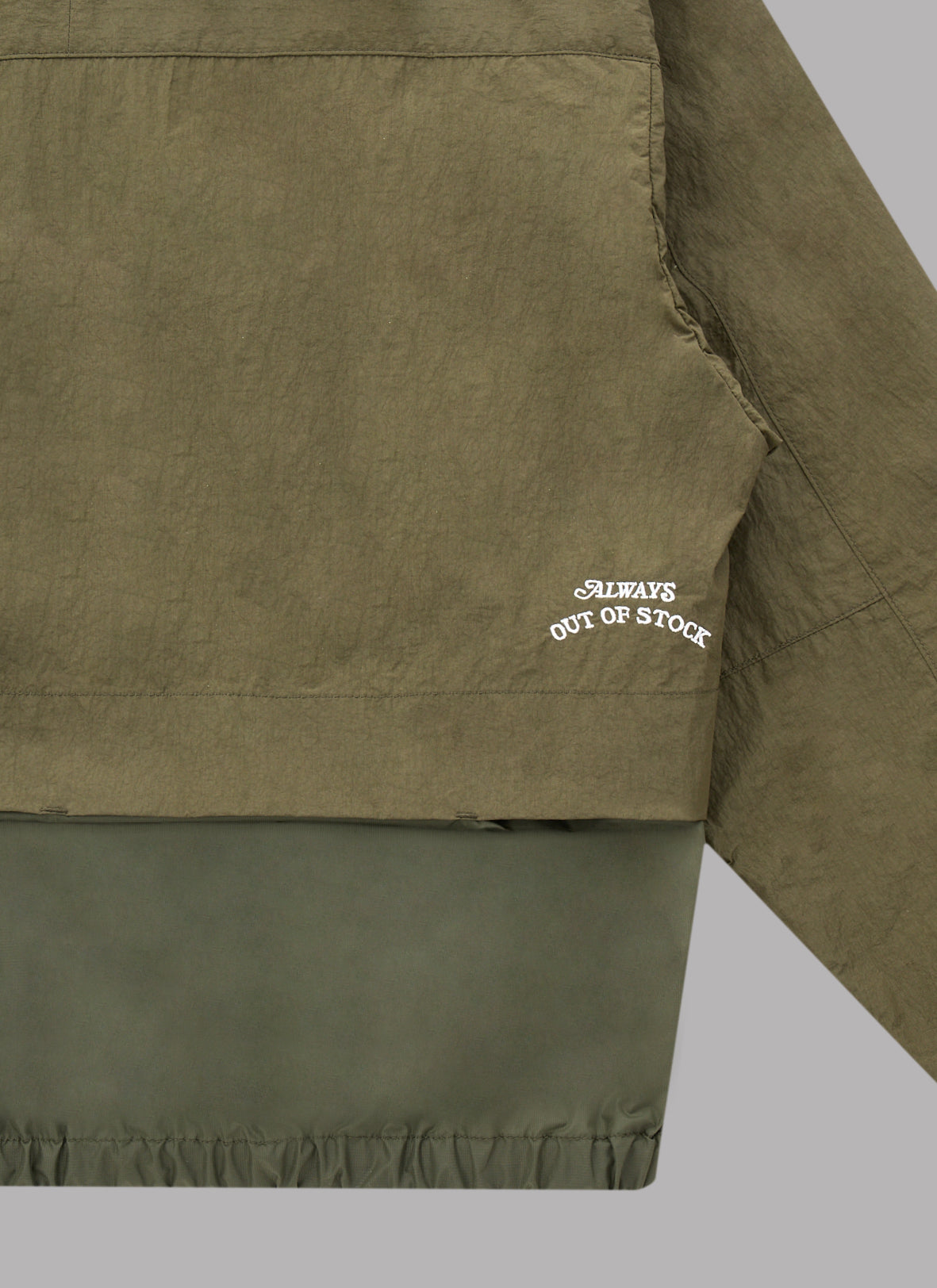 COMBINATION LIGHT SHELL JACKET-OLIVE